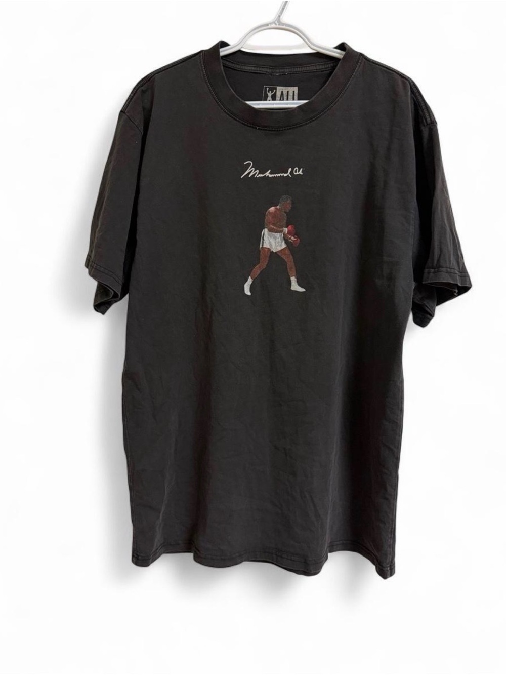 Muhammad Ali Black Graphic Short-Sleeve Tee
